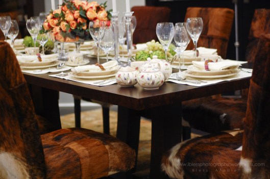 Eclectic table setting